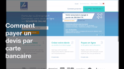 Comment payer un devis d’assurance par carte bancaire ou MobiCash sur Sicareme Online